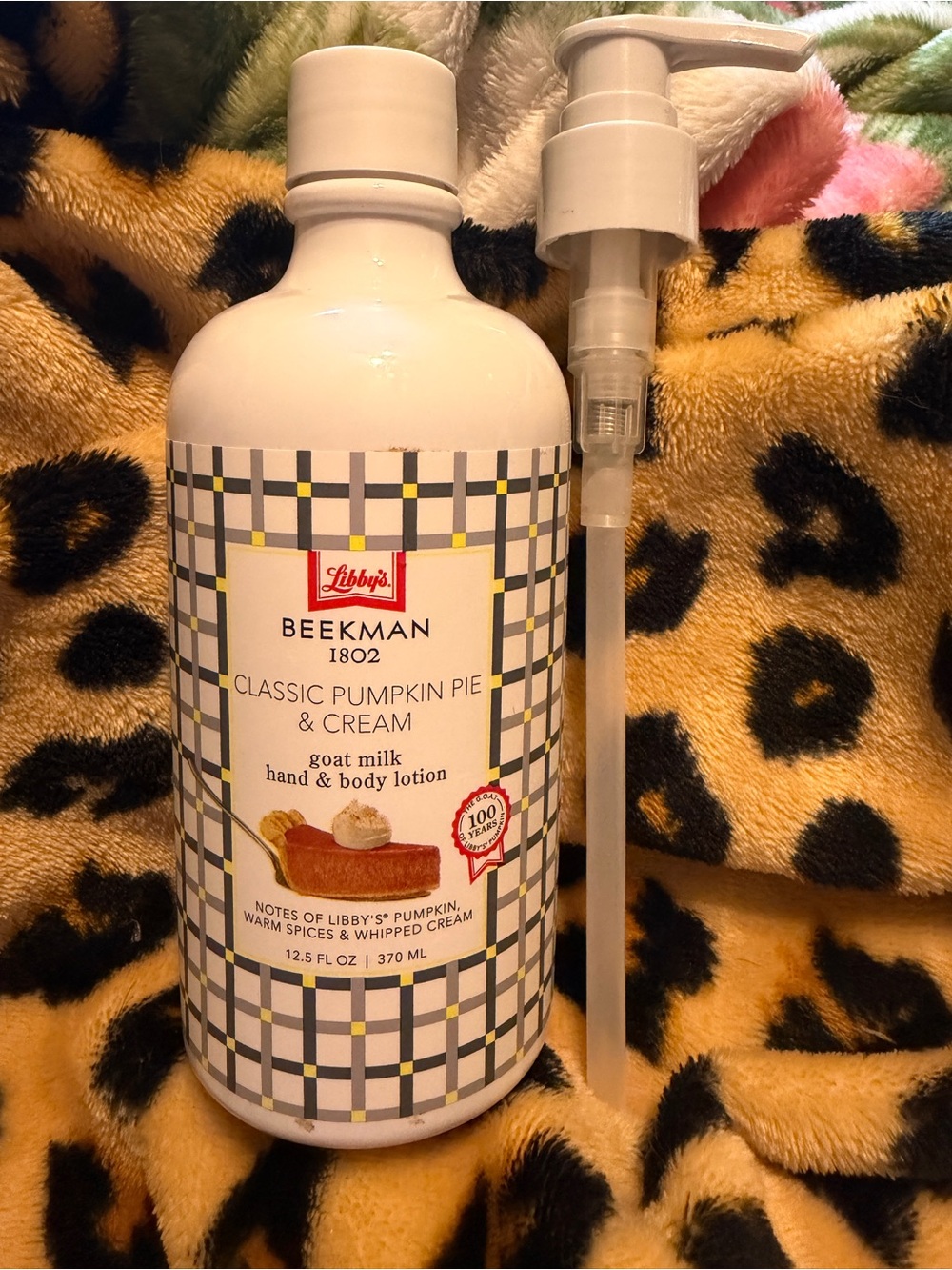 Beekman 1802 classic pumpkin pie and cream body lotion